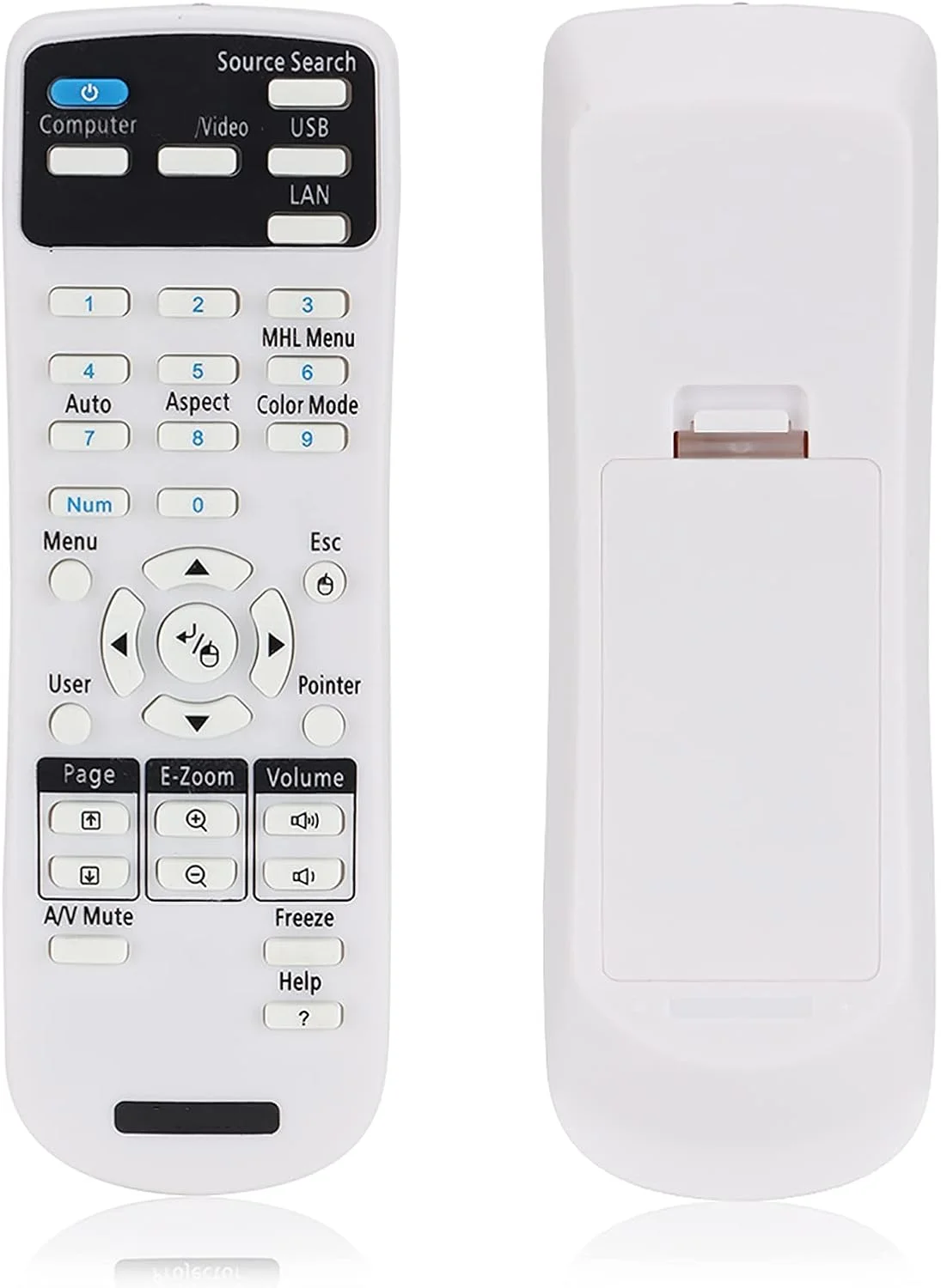 ریموت کنترل جایگزین XUMIUZIY برای پروژکتور، کنترلر ریموت پروژکتور هوشمند برای EX3220، EX5220، EX5230، EX6220، EX7220، 725HD، 730HD