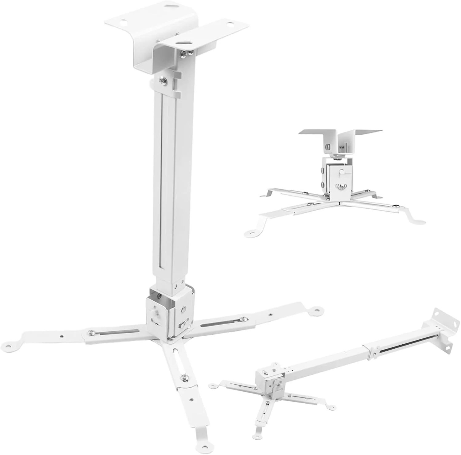 پایه ویدئو پروژکتور YedZen، پایه دیواری ویدئو پروژکتور، پایه سقفی، ارتفاع قابل تنظیم 43-65 سانتی متر، پایه چرخشی ویدئو پروژکتور، گردان