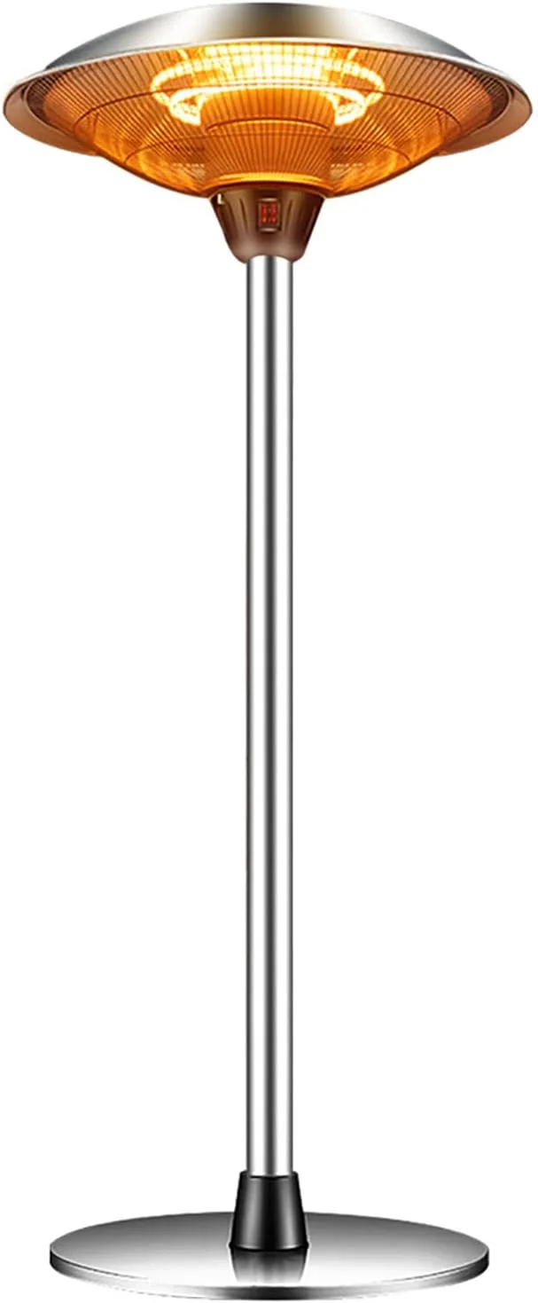 هیتر برقی رومیزی پاسیو با روکش ضد آب، ارتفاع ۹۵ سانتی متر، قابل حمل، مناسب فضای باز، باغ، آلاچیق، هیتر مادون قرمز ۲۲۰۰ وات / ۲۵۰۰ وات / ۳۰۰۰ وات