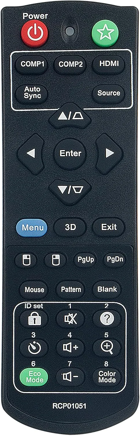ریموت کنترل جایگزین VINABTY RCP01051 مناسب برای پروژکتور ویوسونیک مدل های PJD5255 PJD5253 PJD5555W PJD5155 PJD5250 PJD5151 PJD5153 ریموت کنترل جایگزین VINABTY RCP01051 مناسب برای پروژکتور ویوسونیک مدل های PJD5255 PJD5253 PJD5555W PJD5155 PJD5250 PJD5151 PJD5153