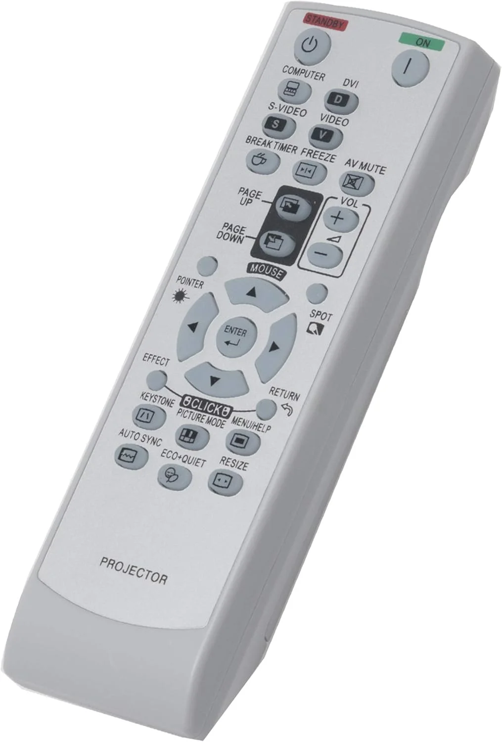 ریموت کنترل جایگزین VINABTY RRMCGA581WJSA مناسب برای پروژکتور شارپ مدل‌های PG-F200X XG-F260X XG-F210X PG-F261X PG-F211X XR-30X XR-30S XR-40X XR-30XDM