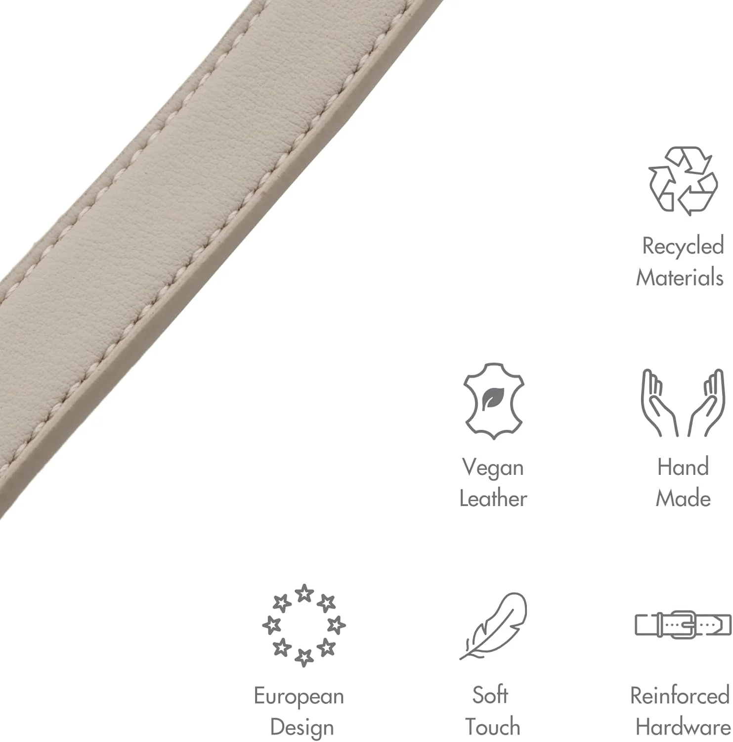 بند قلاده سگ چرمی NINA WOOF - کوپرتینو - بند باریک بژ با سخت افزار تقویت شده، طراحی اروپایی قلاده، هارنس و بند سگ نرم، 1.2 متر بند قلاده سگ چرمی NINA WOOF - کوپرتینو - بند باریک بژ با سخت افزار تقویت شده، طراحی اروپایی قلاده، هارنس و بند سگ نرم، 1.2 متر