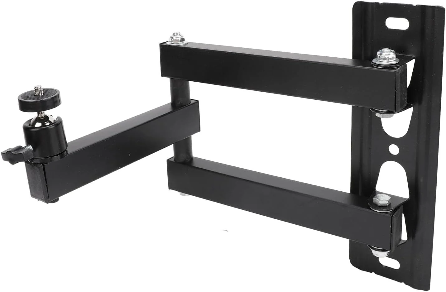 پایه دیواری تاشو پروژکتور XUMIUZIY، پایه پروژکتور دیواری قابل تنظیم جهانی با رابط 1/4، ساختار فولادی سنگین، برای دوربین ها، 20-40 سانتی متر