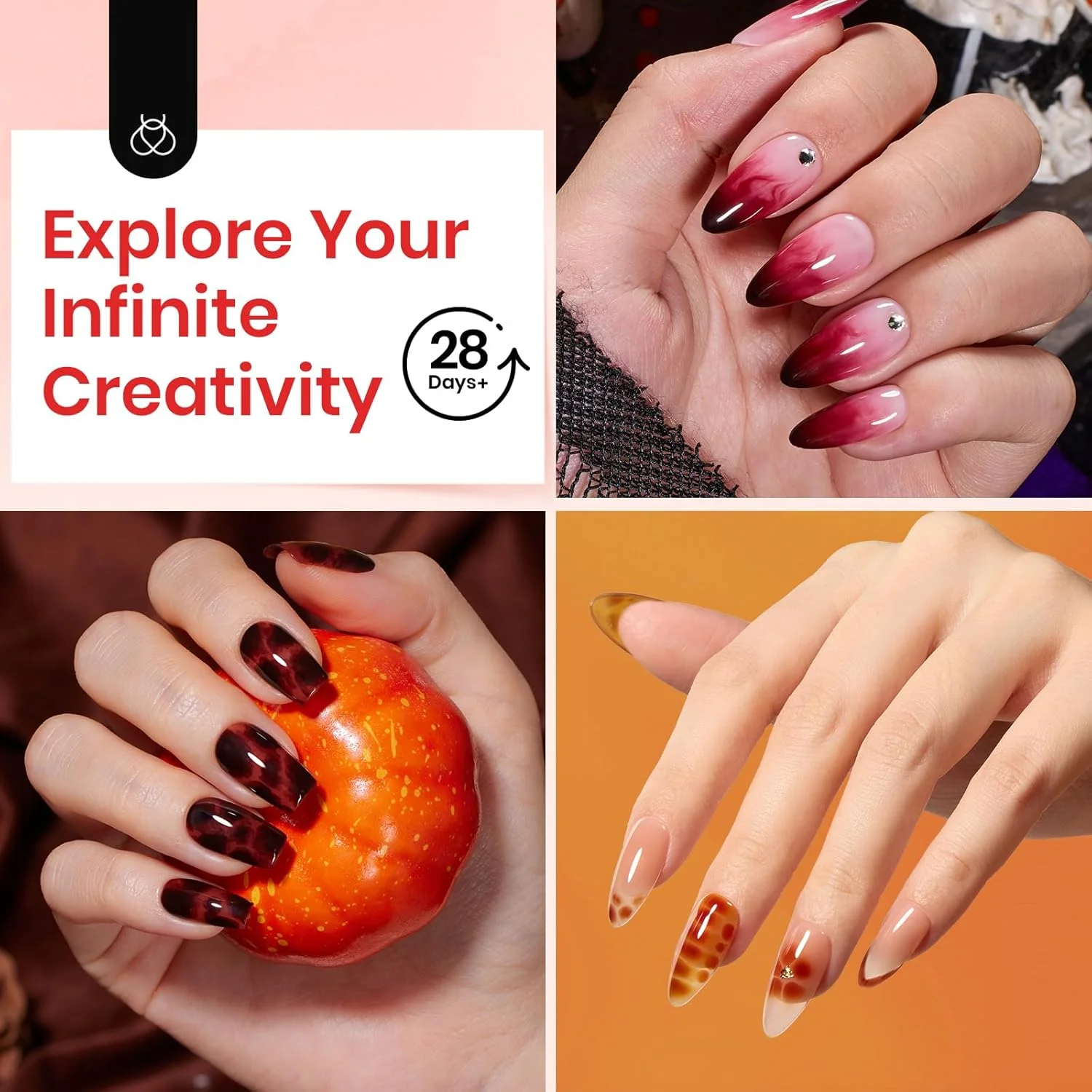 ست چسب ناخن و ژل بلومینگ Beetles، 15 میلی لیتر، چسب ژلی 9 در 1 برای نوک ناخن مصنوعی / ژل بلوم / چسب اتصال دهنده UV، چسب اکستنشن با ماندگاری طولانی و نیاز به خشک شدن