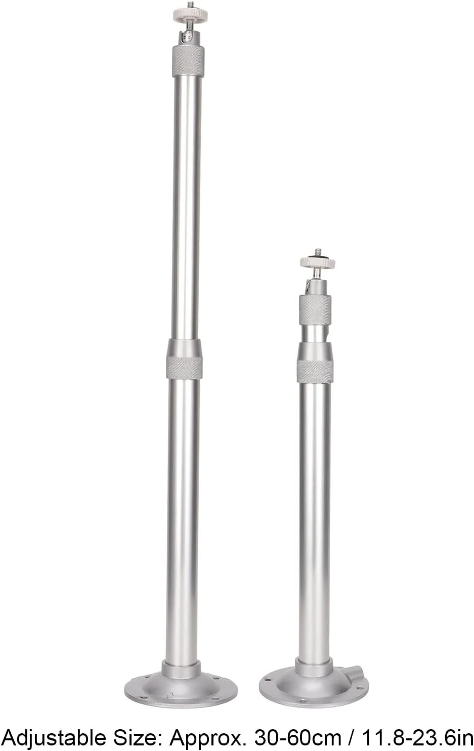 پایه سقفی پروژکتور XUMIUZIY، پایه پروژکتور جهانی قابل تنظیم 360 درجه، قابل نصب روی دیوار، تحمل وزن 5 کیلوگرم با رزوه 1/4 اینچی، برای خانه و اندازه های مختلف