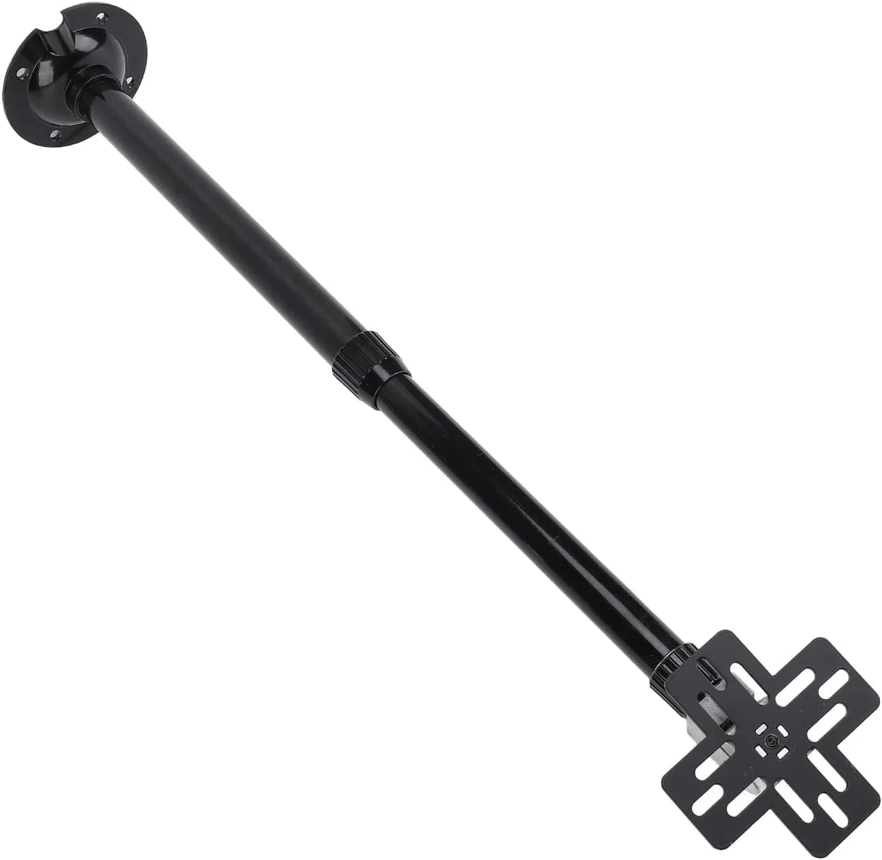 پایه سقفی پروژکتور XUMIUZIY، پایه پروژکتور دستگاه تبلیغاتی فن هولوگرافی سه بعدی، قابل تنظیم و افزایش طول از 39.37 تا 60.96 سانتی متر، حداکثر ظرفیت بار 4 کیلوگرم، نصب آسان