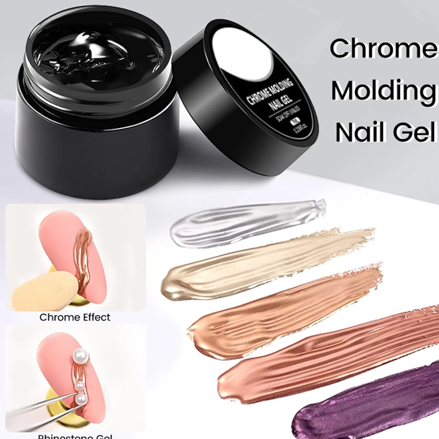 ژل حالت دهنده محکم برای ناخن - چسب اکستنشن ناخن LED/UV | چسب مدلینگ ناخن 7 میلی لیتری، لوازم قابل حمل مانیکور برای همسر، دختر، دوست دختر، خواهر