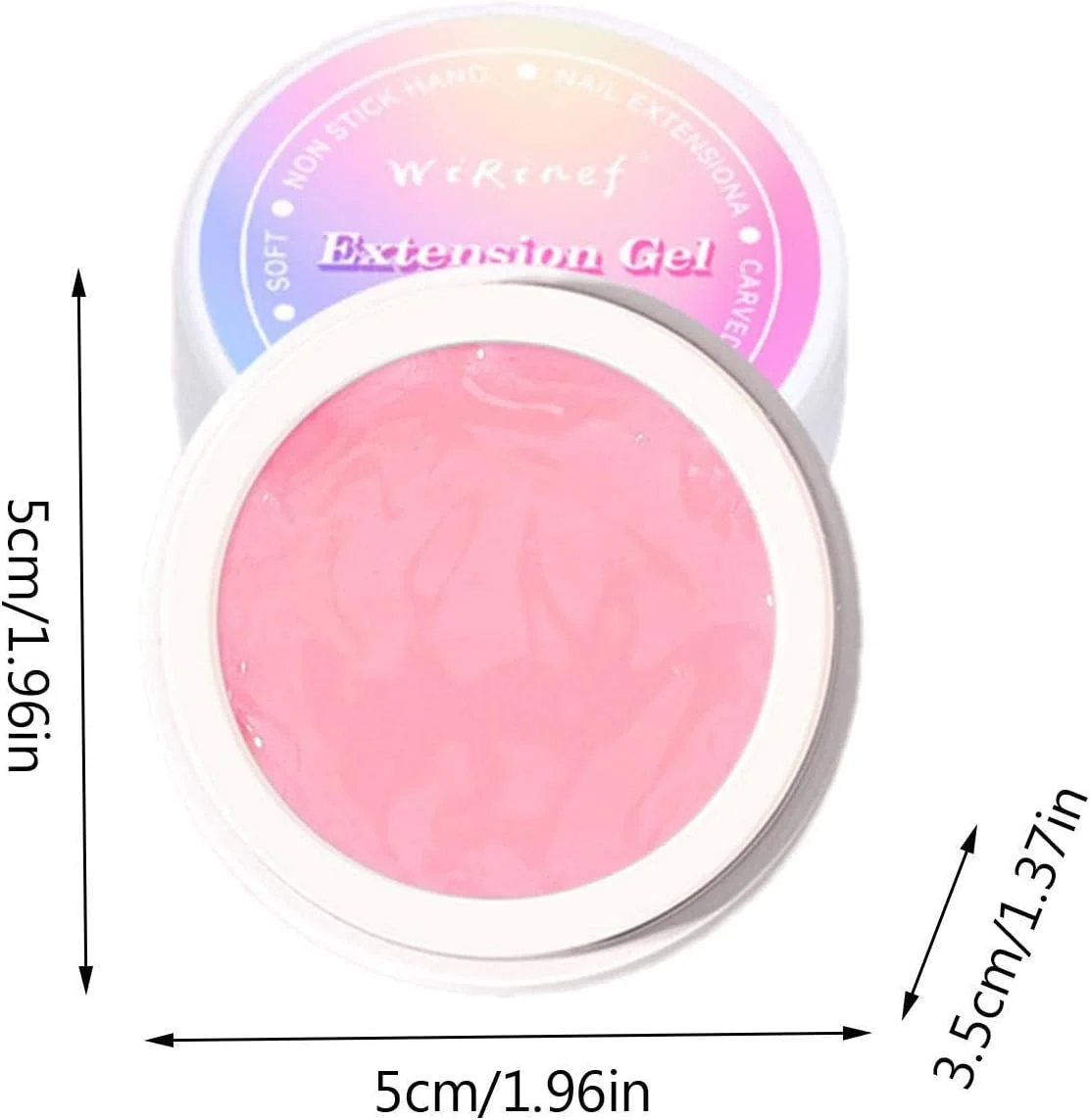 چسب کاشت جامد، چسب ژل اکستنشن ناخن غیر چسبنده - ژل چسب کاشت مجسمه سازی جامد، ژل اکستنشن ناخن جامد برای استفاده در سالن و استفاده شخصی در خانه