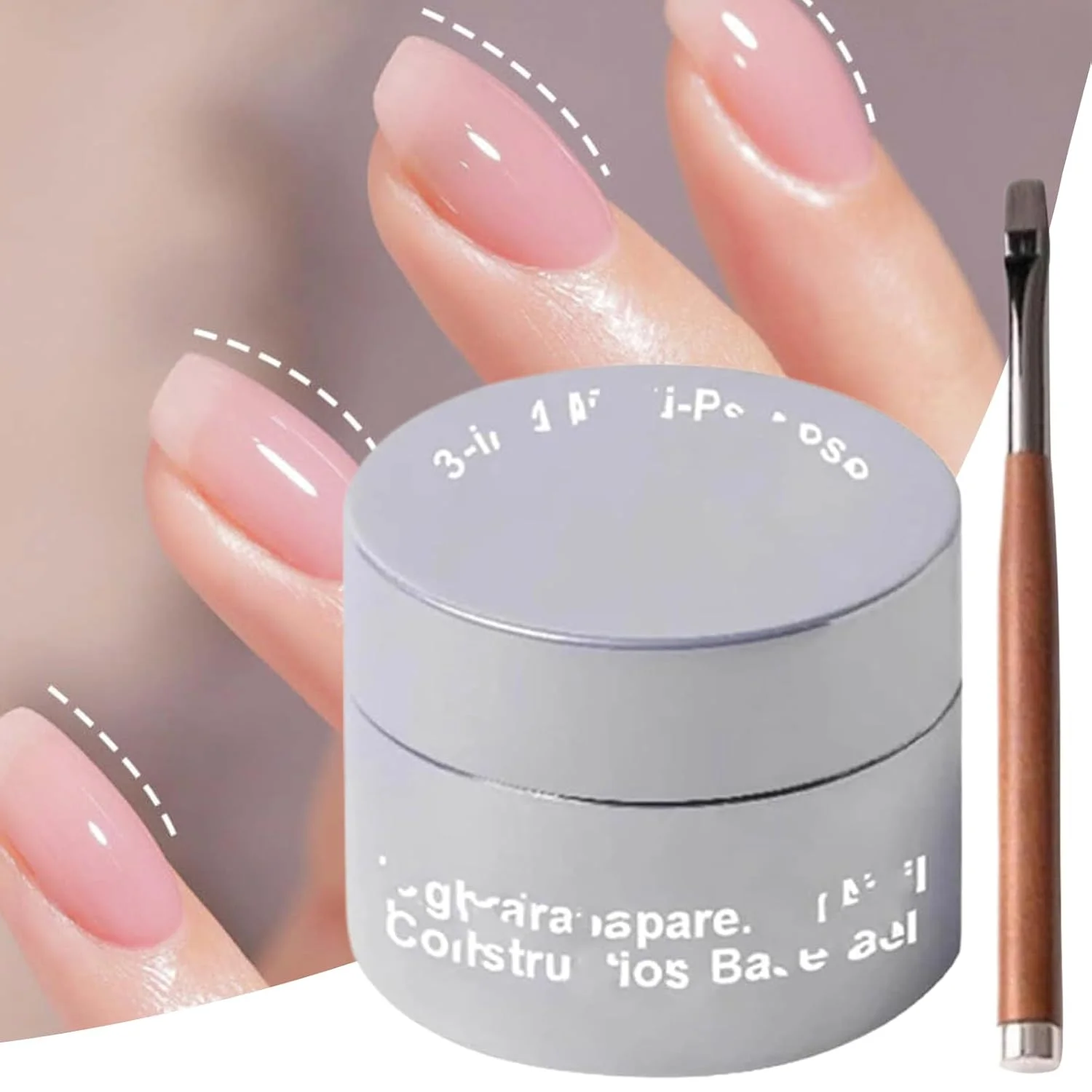 ژل بیلدر شفاف برای ناخن | چسب ناخن قوی، چسب شفاف طبیعی پوشش صاف طراحی بادوام برای استفاده خانگی، بانوان و خانواده ژل بیلدر شفاف برای ناخن | چسب ناخن قوی، چسب شفاف طبیعی پوشش صاف طراحی بادوام برای استفاده خانگی، بانوان و خانواده