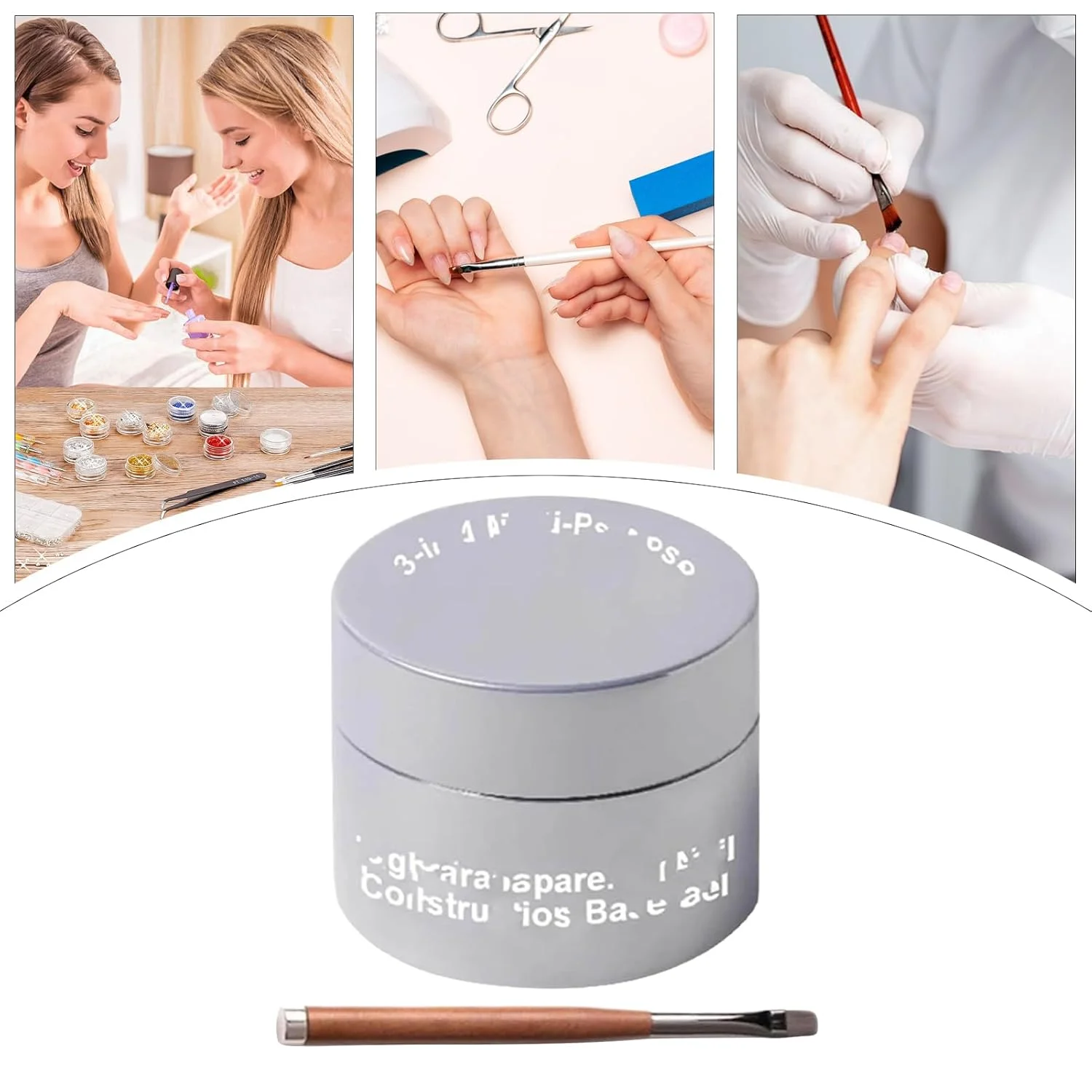 ژل بیلدر شفاف برای ناخن | چسب ناخن قوی، چسب شفاف طبیعی پوشش صاف طراحی بادوام برای استفاده خانگی، بانوان و خانواده ژل بیلدر شفاف برای ناخن | چسب ناخن قوی، چسب شفاف طبیعی پوشش صاف طراحی بادوام برای استفاده خانگی، بانوان و خانواده