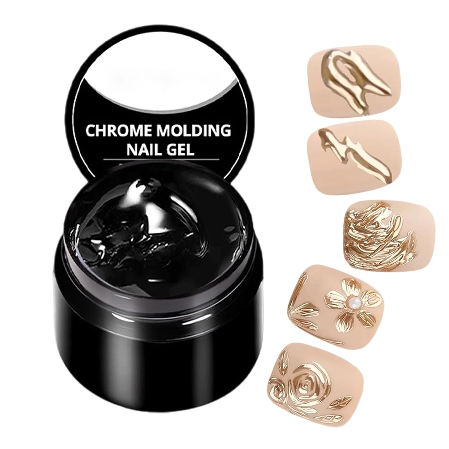 ژل مجسمه سازی ناخن، چسب اکستنشن ناخن LED/UV | مدل سازی فشرده 7 میلی لیتری ناخن انگشت، ابزار مانیکور برای مسافرت، سفر کاری، مدرسه