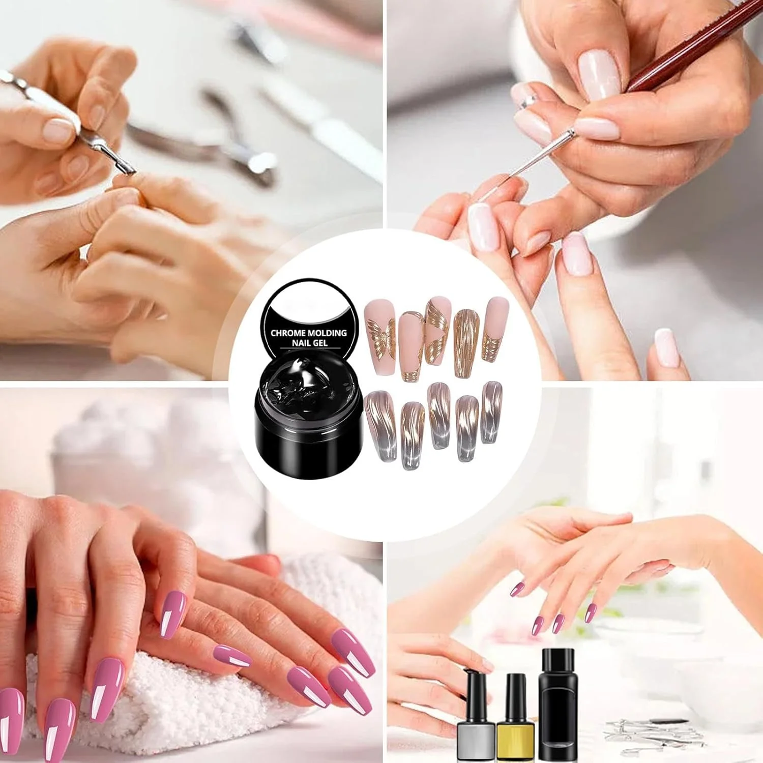 ژل طراحی ناخن | چسب اکستنشن ناخن LED/UV | چسب مدلینگ ناخن 7 میلی لیتری، لوازم مانیکور قابل حمل برای همسر، دختر، دوست دختر، خواهر ژل طراحی ناخن | چسب اکستنشن ناخن LED/UV | چسب مدلینگ ناخن 7 میلی لیتری، لوازم مانیکور قابل حمل برای همسر، دختر، دوست دختر، خواهر
