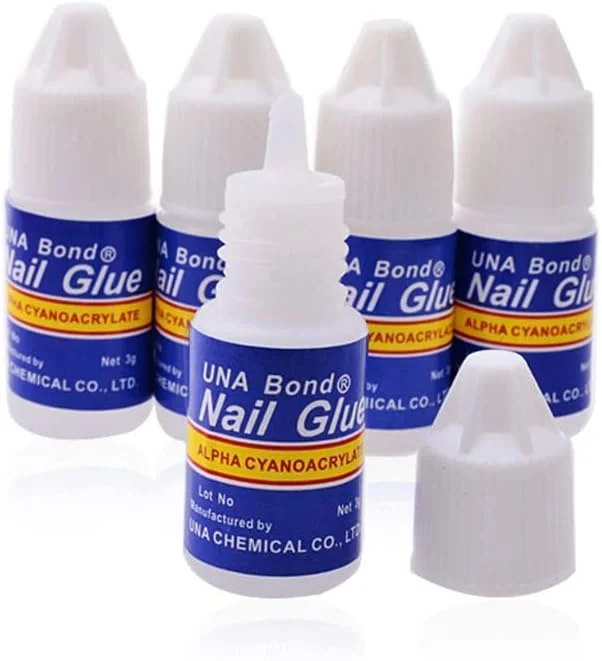 چسب ناخن مصنوعی ترندی کلاب، ابزار مانیکور حرفه ای برای ناخن های مصنوعی - (مجموعه 5 عددی) x3 گرم چسب ناخن مصنوعی ترندی کلاب، ابزار مانیکور حرفه ای برای ناخن های مصنوعی - (مجموعه 5 عددی) x3 گرم