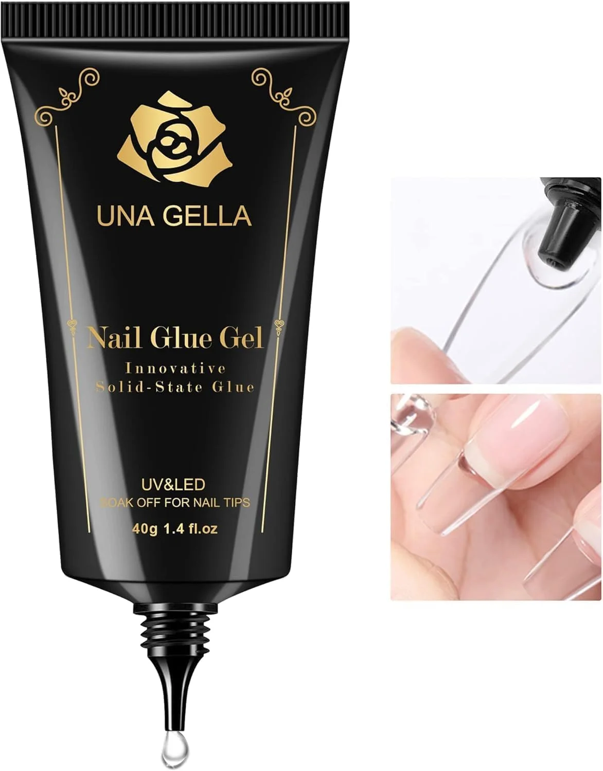 ژل چسب ناخن ژله ای نرم UNA GELLA، ژل چسب جامد ناخن 40 میلی لیتر، نیاز به خشک شدن با لامپ، ژل چسب فوق العاده قوی ناخن برای اکستنشن ناخن های اکریلیک، نوک ناخن مصنوعی، مناسب برای ناخن های ژلی ژل چسب ناخن ژله ای نرم UNA GELLA، ژل چسب جامد ناخن 40 میلی لیتر، نیاز به خشک شدن با لامپ، ژل چسب فوق العاده قوی ناخن برای اکستنشن ناخن های اکریلیک، نوک ناخن مصنوعی، مناسب برای ناخن های ژلی