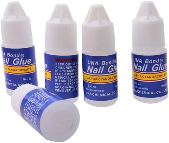 چسب ناخن مصنوعی ترندی کلاب، ابزار مانیکور حرفه ای برای ناخن های مصنوعی - (مجموعه 5 عددی) x3 گرم چسب ناخن مصنوعی ترندی کلاب، ابزار مانیکور حرفه ای برای ناخن های مصنوعی - (مجموعه 5 عددی) x3 گرم