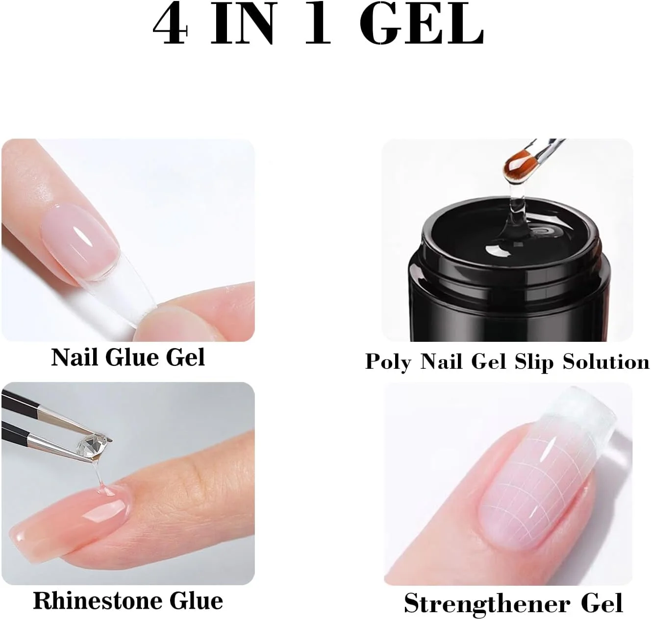 چسب ژل تیپ ناخن جامد ویشین، ژل اکستنشن ناخن، چسب پچ جامد رنگی ژل طراحی ناخن، چسب ژل نگین، چسب برای ناخن های مصنوعی برای طراحی آسان ناخن در خانه 15 گرم چسب ژل تیپ ناخن جامد ویشین، ژل اکستنشن ناخن، چسب پچ جامد رنگی ژل طراحی ناخن، چسب ژل نگین، چسب برای ناخن های مصنوعی برای طراحی آسان ناخن در خانه 15 گرم
