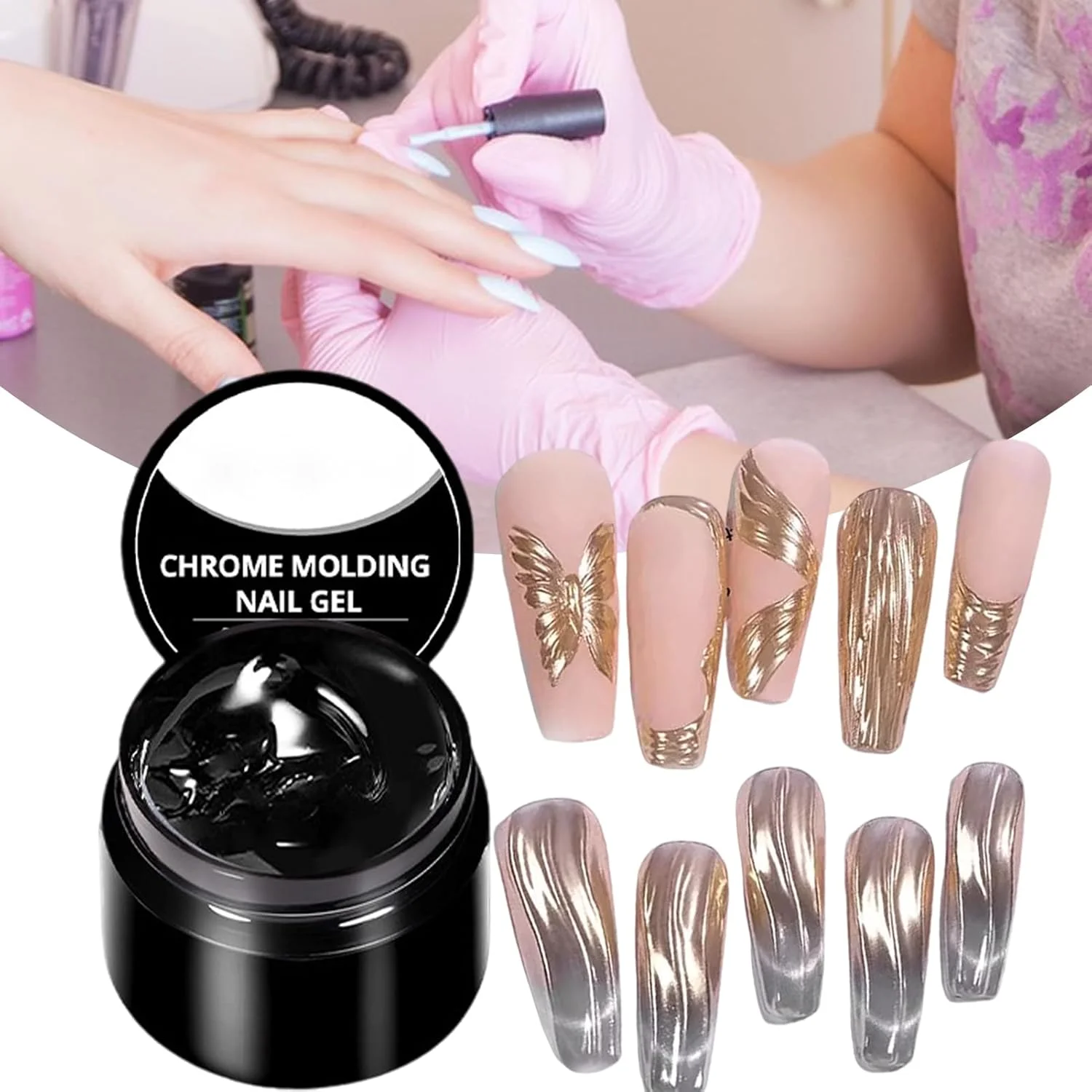 ژل مجسمه سازی ناخن - چسب اکستنشن ناخن LED/UV - چسب حکاکی غیر چسبنده 7 میلی لیتری برای مسافرت، خانه، مدرسه و محیط های داخلی ژل مجسمه سازی ناخن - چسب اکستنشن ناخن LED/UV - چسب حکاکی غیر چسبنده 7 میلی لیتری برای مسافرت، خانه، مدرسه و محیط های داخلی