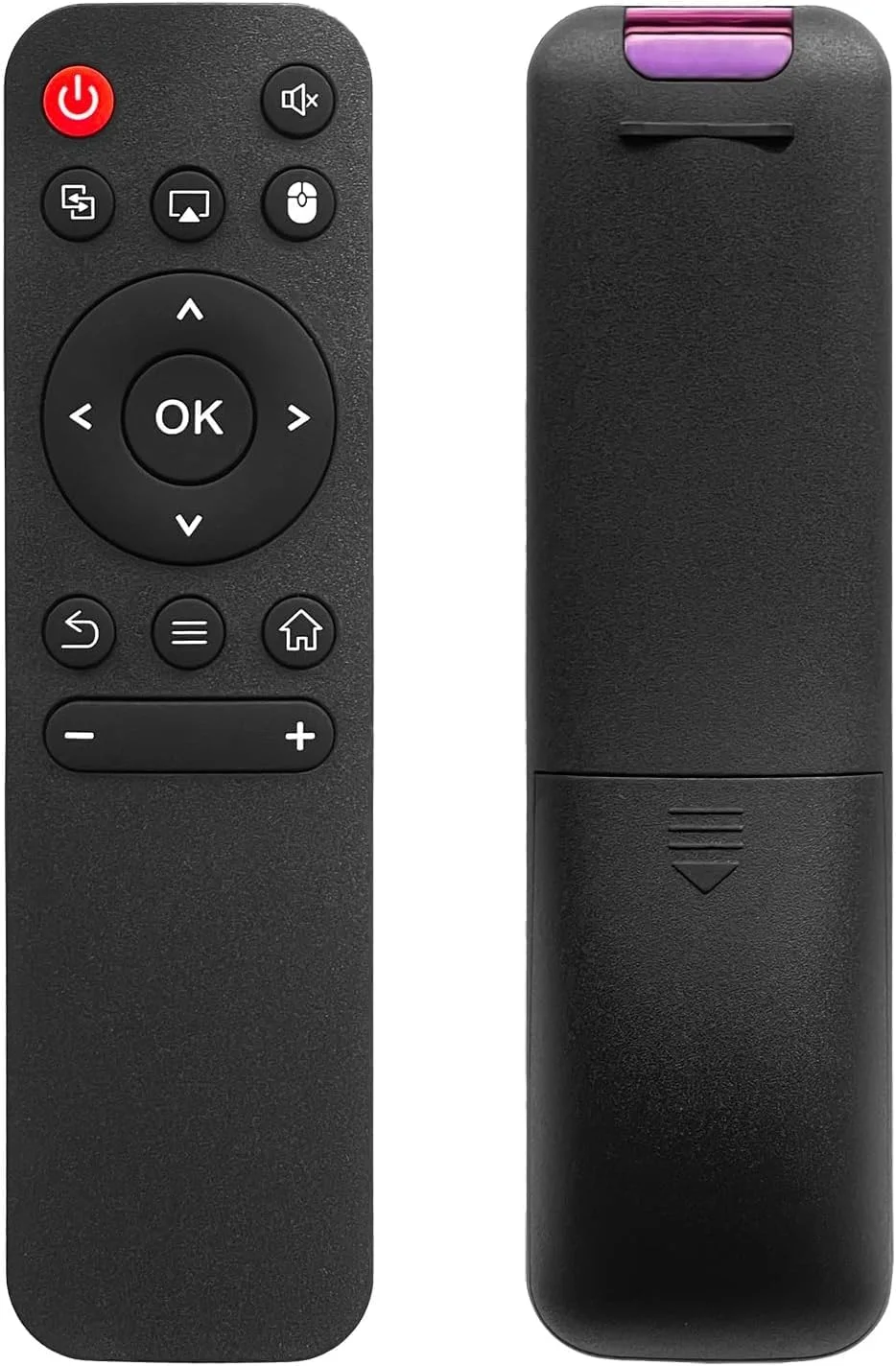 ریموت کنترل جایگزین مشکی HOSECES سازگار با پروژکتور هوشمند HY 300، HY300 PRO، HY320 MINI