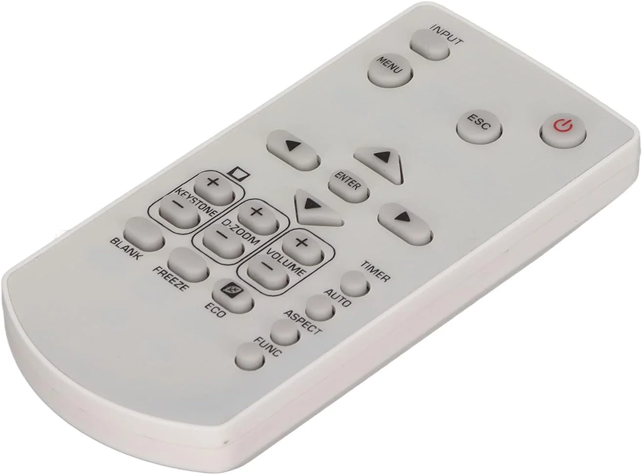 ریموت کنترل جهانی Luqeeg، با باتری کار می کند، جایگزین با کلیدهای حساس برای YT 140 YT 151 XJ V1، سازگار با پروژکتور XJ V2