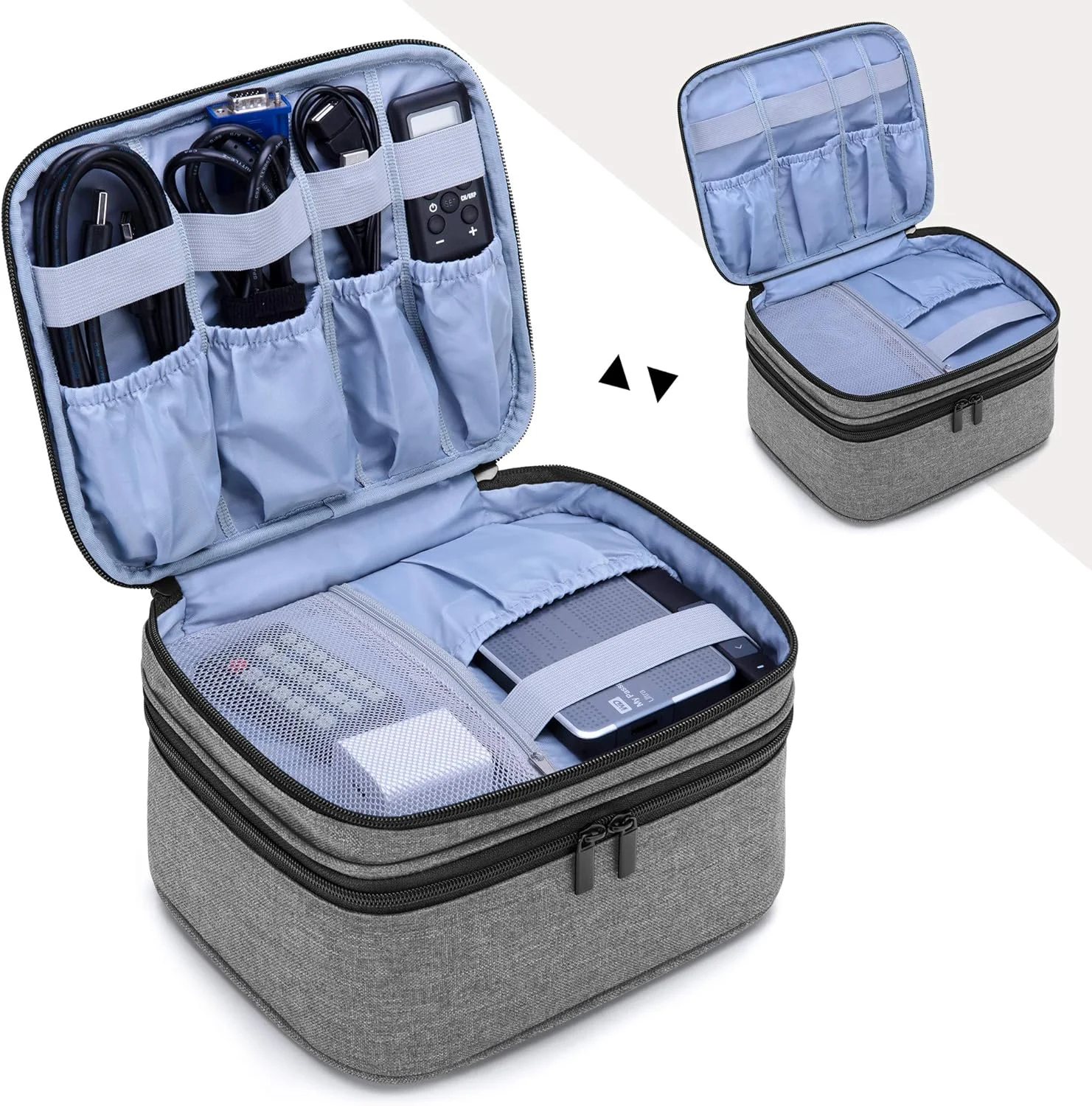 کیف حمل پروژکتور مینی LUXJA برای پروژکتورهای DR.J و QKK، خاکستری