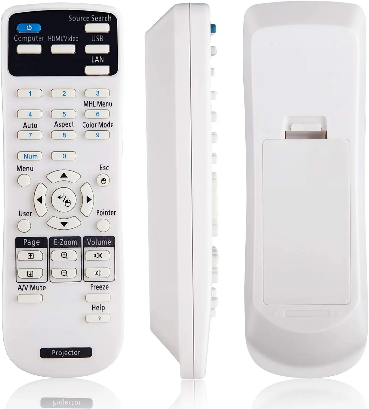 کنترل از راه دور پروژکتور OMAIC برای پروژکتورهای اپسون سری Home Cinema EB EMP EX VS H BrightLink Powerlite