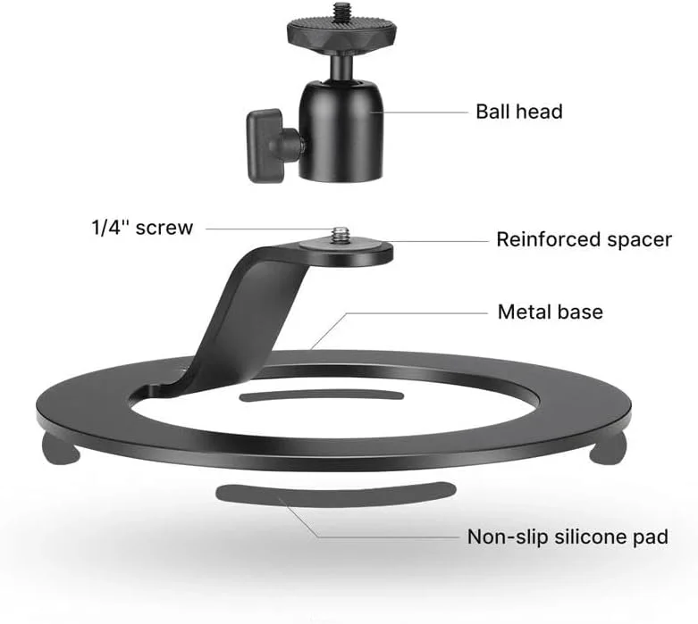 پایه سینی پروژکتور فلزی | نگهدارنده پروژکتور رومیزی و اتاق خواب برای XGIMI H2/H3/Halo | پایه پروژکتور قابل تنظیم برای سینمای خانگی و اداری