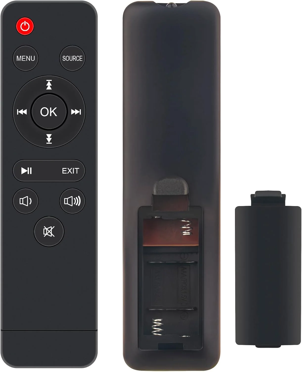 ریموت کنترل جایگزین جدید مناسب برای مینی پروژکتور ارتقا یافته AuKing 2025، پروژکتور ویدئویی Full HD 1080P سینمای خانگی