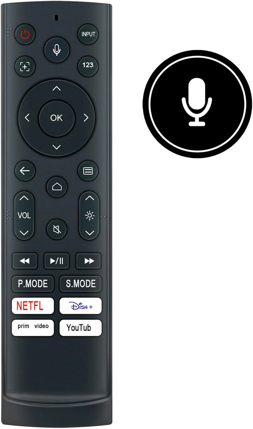 ریموت کنترل جایگزین ERF3AD90H سازگار با مینی پروژکتور هوشمند Hisense Cube C1