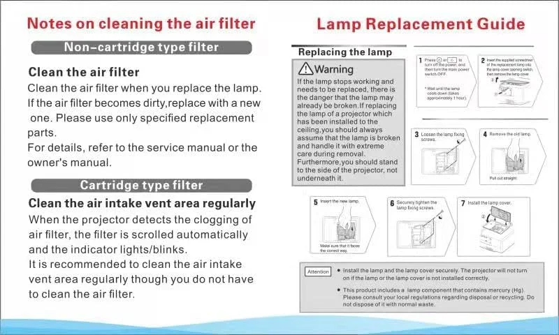 لامپ جایگزین U-Lighting DT02061 با محفظه برای پروژکتورهای HITACHI CP-EU4501WN CP-EU5001WN CP-EW5001WN CP-EX5001WN