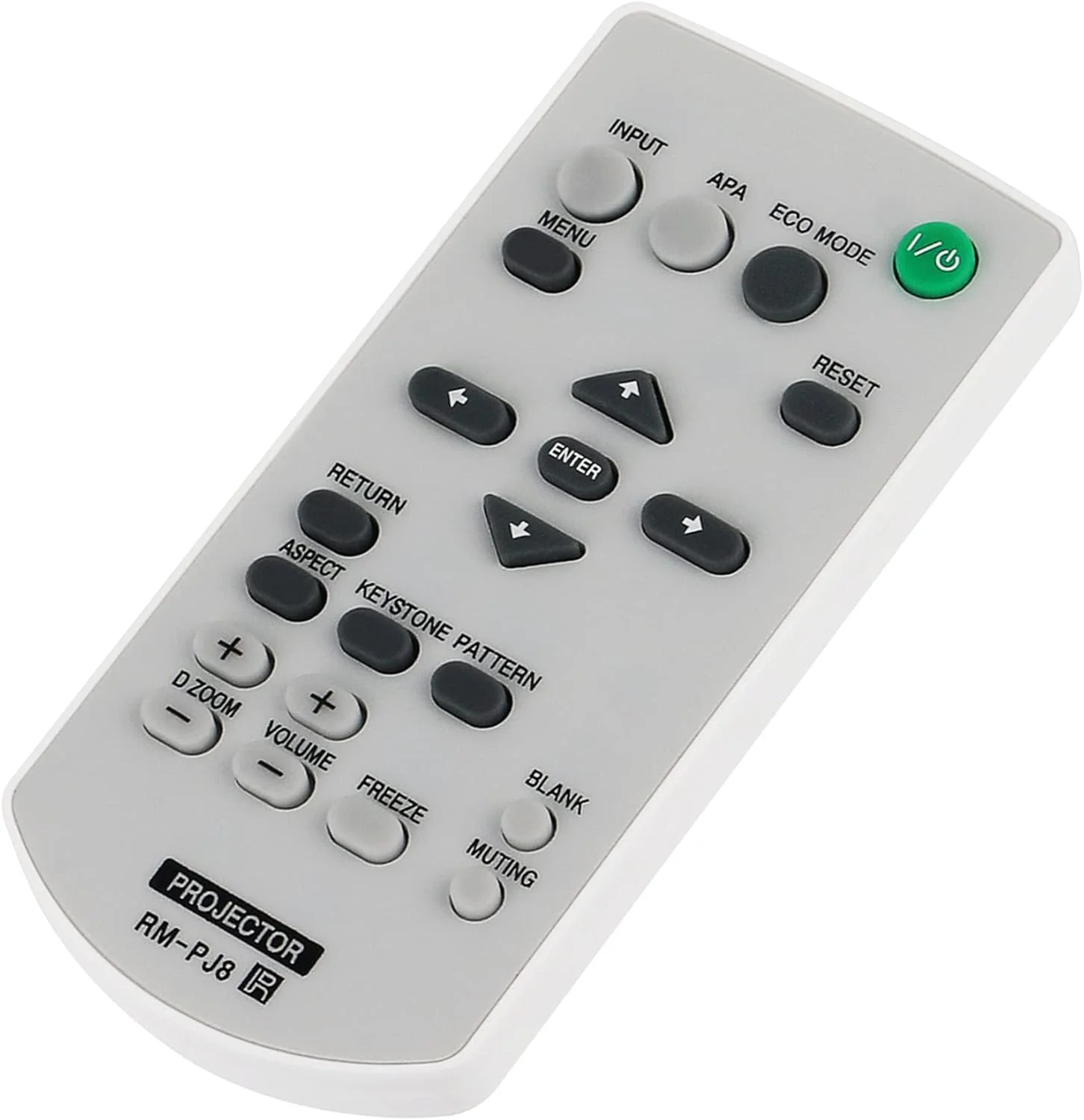 ریموت کنترل جایگزین RM-PJ8 RMPJ8 سازگار با پروژکتورهای دیتا سونی مدل VPL-SW620 VPL-SX630 VPL-SW630M VPL-SW636C VPL-SW631C VPL-SW631 VPL-SX631 VPL-SW631CM VPL-SW631M VPL-SX236 VPL-SW225 VPL-SX226