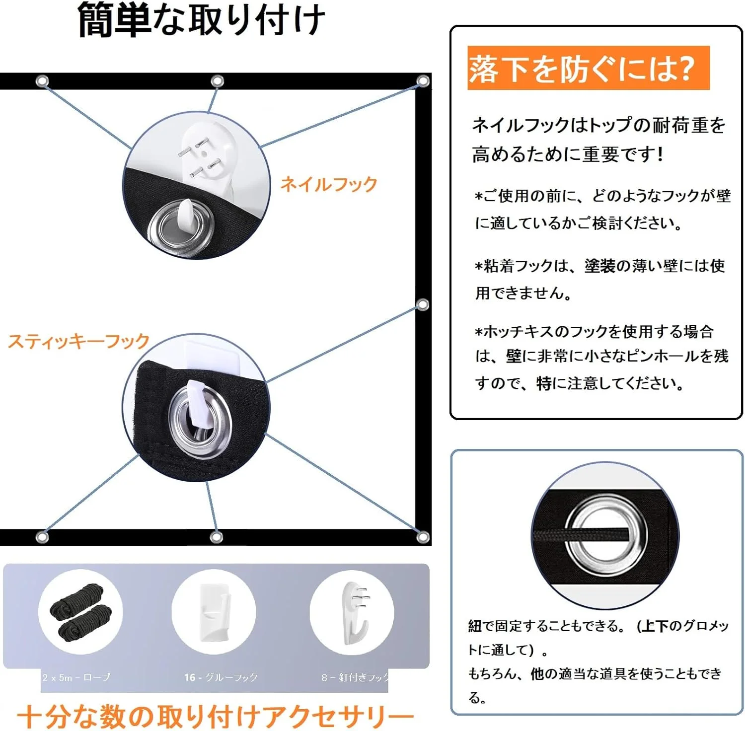 پرده نمایش پروژکتور 60 اینچی VERCORKIN، پرده نمایش فیلم قابل حمل برای داخل و خارج از خانه، نسبت تصویر 16:9، تاشو، ضد چروک، مناسب برای سینمای خانگی، پشتیبانی از نمایش دو طرفه