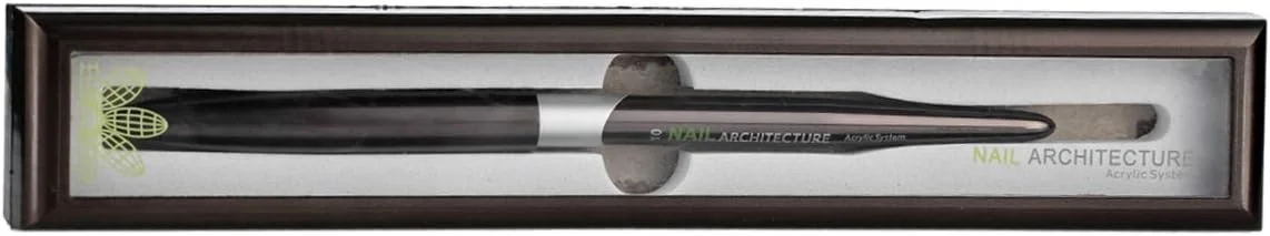قلم موی حرفه ای کاشت ناخن Kolinsky Germany مدل Nail Architecture LeChat USA - قهوه ای، سایز 10 قلم موی حرفه ای کاشت ناخن Kolinsky Germany مدل Nail Architecture LeChat USA - قهوه ای، سایز 10