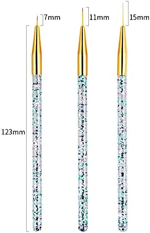 ست 31 عددی قلم طراحی ناخن Artdone، ست ابزار طراحی ناخن، ابزار نقطه گذاری، برس گرد و غبار، برس های نواری برای خطوط بلند، قلم طراحی برای طراحی لاک ژل ست 31 عددی قلم طراحی ناخن Artdone، ست ابزار طراحی ناخن، ابزار نقطه گذاری، برس گرد و غبار، برس های نواری برای خطوط بلند، قلم طراحی برای طراحی لاک ژل