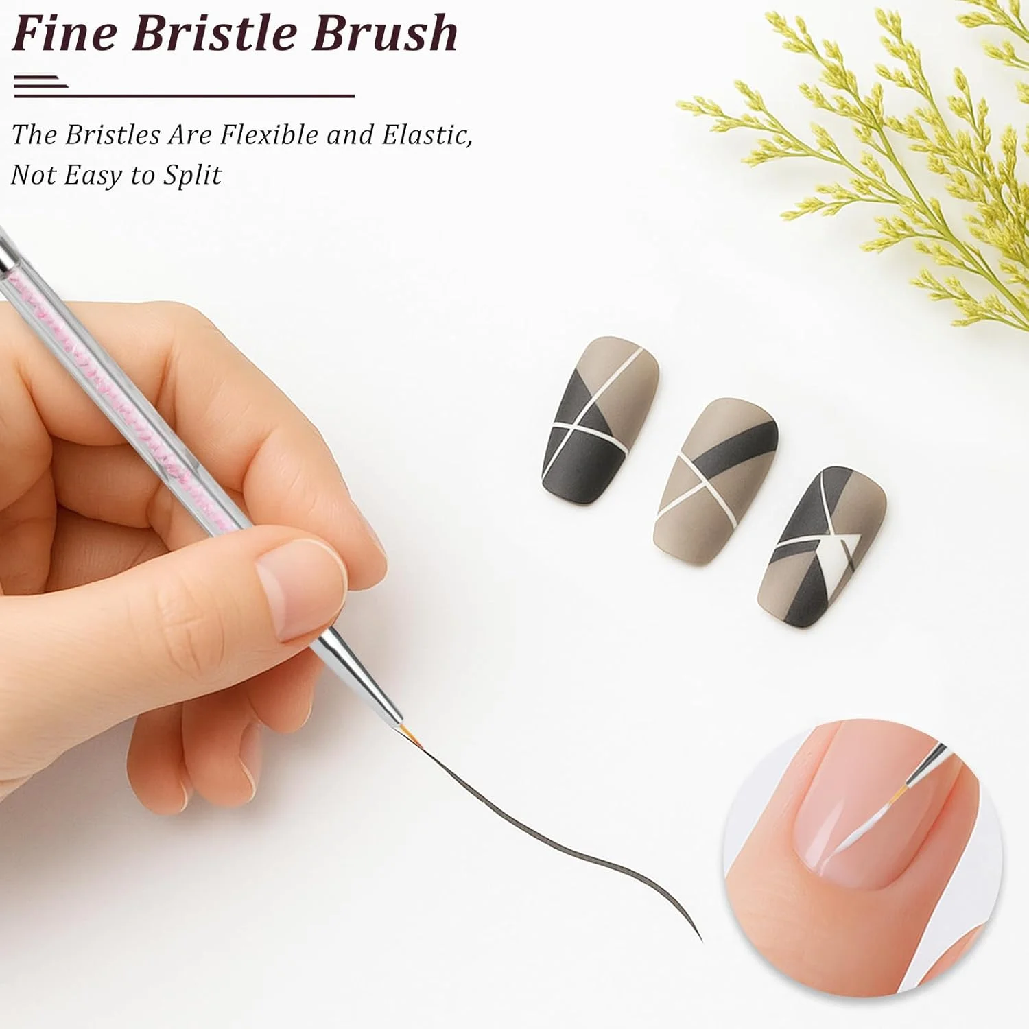 ست 5 عددی قلم های طراحی ناخن دو طرفه و قلم های نقطه گذاری - ست قلم موی طراحی ژل UV برای مانیکور، طراحی اکریلیک و ابزار طراحی ناخن - مناسب استفاده حرفه ای و شخصی ست 5 عددی قلم های طراحی ناخن دو طرفه و قلم های نقطه گذاری - ست قلم موی طراحی ژل UV برای مانیکور، طراحی اکریلیک و ابزار طراحی ناخن - مناسب استفاده حرفه ای و شخصی