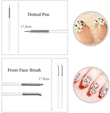 20 عدد ابزار طراحی ناخن، کیت 15 عددی برس طراحی ناخن به همراه 5 عدد قلم نقطه گذاری ناخن 20 عدد ابزار طراحی ناخن، کیت 15 عددی برس طراحی ناخن به همراه 5 عدد قلم نقطه گذاری ناخن