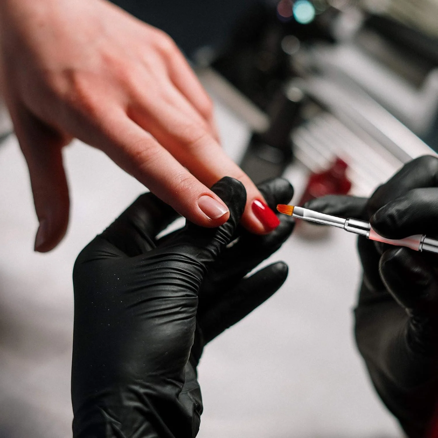 ست 2 عددی قلم های دو طرفه ژل آکریلیک، ابزار برداشتن ژل و خراشنده ناخن، از بین برنده کوتیکول، استیل ضد زنگ برای کاشت ناخن (صورتی و مشکی) ست 2 عددی قلم های دو طرفه ژل آکریلیک، ابزار برداشتن ژل و خراشنده ناخن، از بین برنده کوتیکول، استیل ضد زنگ برای کاشت ناخن (صورتی و مشکی)