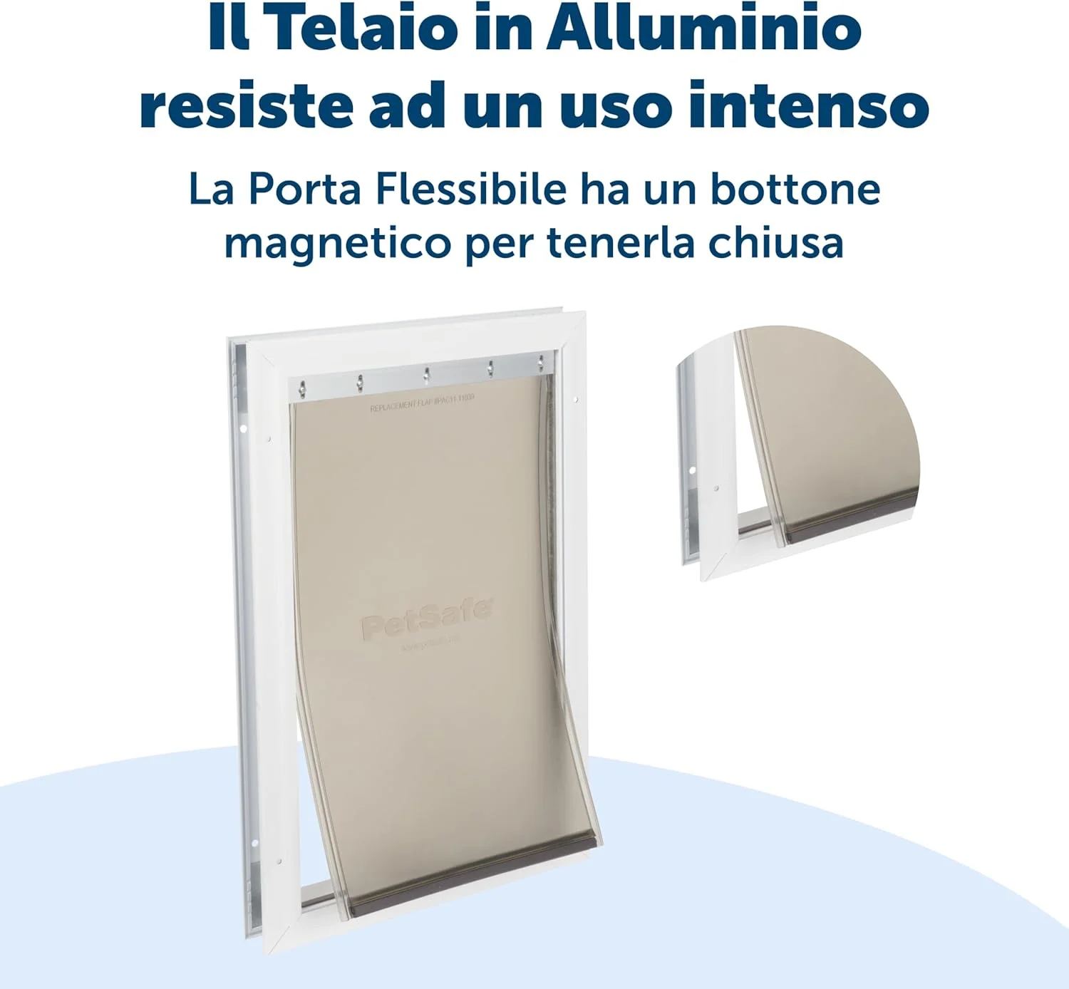 درب آلومینیومی حیوانات خانگی PetSafe Staywell، طراحی محکم، نصب آسان، برای حیوانات خانگی تا 18 کیلوگرم - (متوسط)