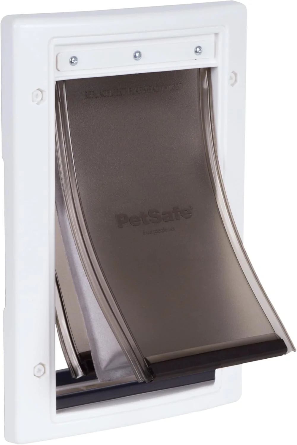 دریچه حیوانات خانگی پت سیف برای آب و هوای سخت، قاب پلاستیکی جامد، عایق با 2 گزینه بستن، کوچک