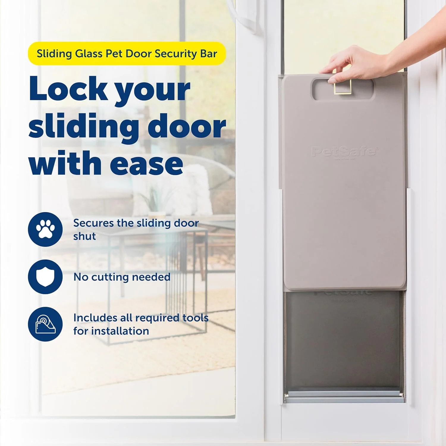 میله امنیتی درب شیشه ای کشویی حیوانات خانگی PetSafe - نصب آسان - درب شیشه ای کشویی حیوانات خانگی خود را قفل کنید - سازگار با درب های شیشه ای کشویی حیوانات خانگی PetSafe - برای درب های شیشه ای کشویی تا عرض 72 اینچ میله امنیتی درب شیشه ای کشویی حیوانات خانگی PetSafe - نصب آسان - درب شیشه ای کشویی حیوانات خانگی خود را قفل کنید - سازگار با درب های شیشه ای کشویی حیوانات خانگی PetSafe - برای درب های شیشه ای کشویی تا عرض 72 اینچ