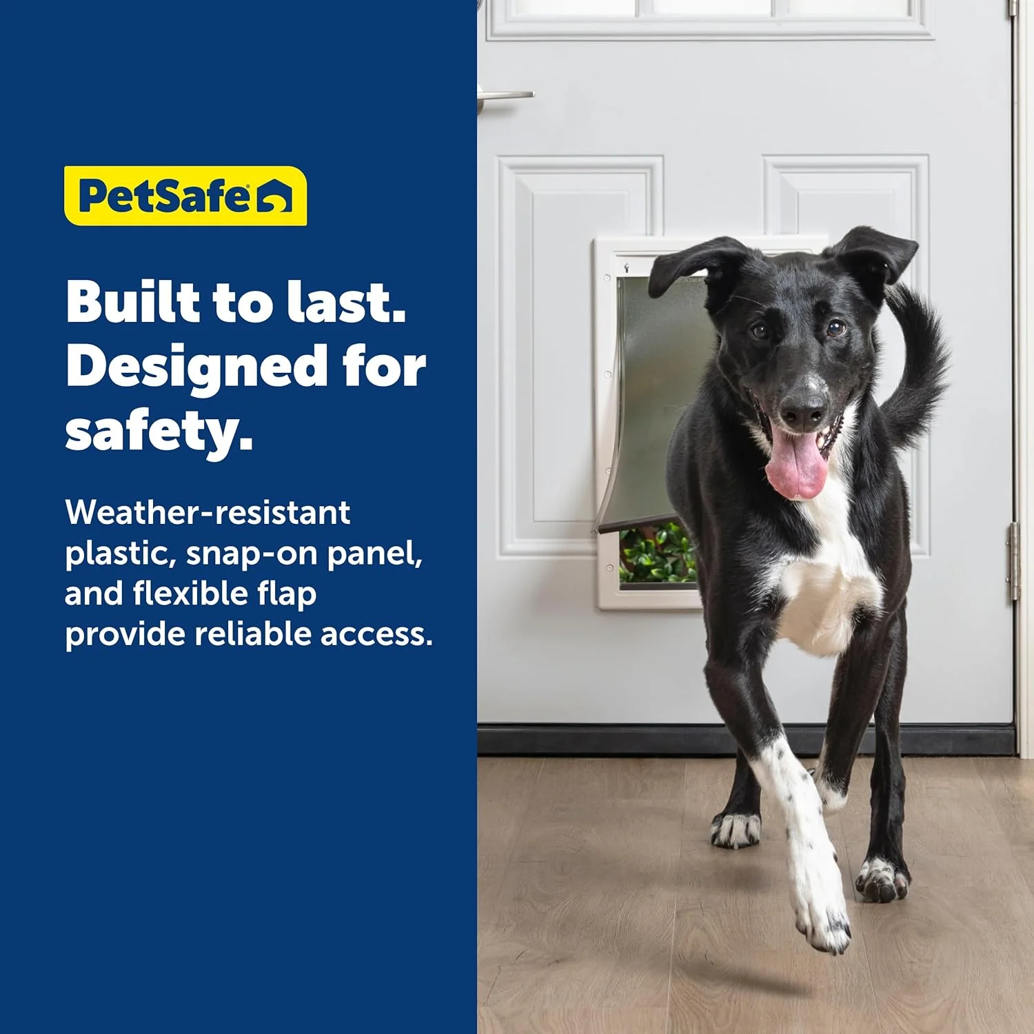 درب سگ و گربه PetSafe NEVER RUST، بزرگ، برای حیوانات خانگی تا وزن 45 کیلوگرم، قابل رنگ آمیزی، نصب آسان DIY، شامل پنل بستهشونده، نصب در درها یا دیوارهای داخلی و خارجی، بادوام، دارای فلپ قابل تنظیم درب سگ و گربه PetSafe NEVER RUST، بزرگ، برای حیوانات خانگی تا وزن 45 کیلوگرم، قابل رنگ آمیزی، نصب آسان DIY، شامل پنل بستهشونده، نصب در درها یا دیوارهای داخلی و خارجی، بادوام، دارای فلپ قابل تنظیم