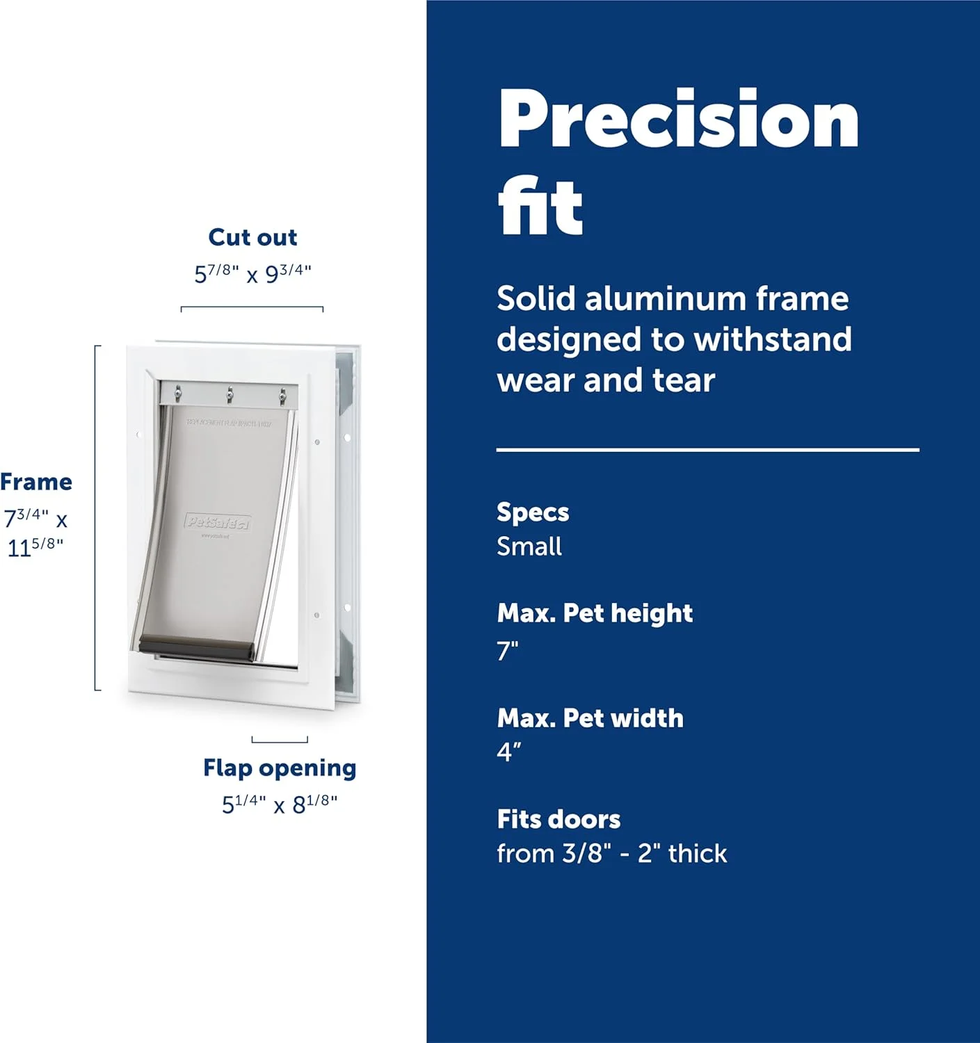 درب آلومینیومی سگ و گربه Petsafe Freedom - قاب بادوام - مناسب حیوانات خانگی کوچک درب آلومینیومی سگ و گربه Petsafe Freedom - قاب بادوام - مناسب حیوانات خانگی کوچک