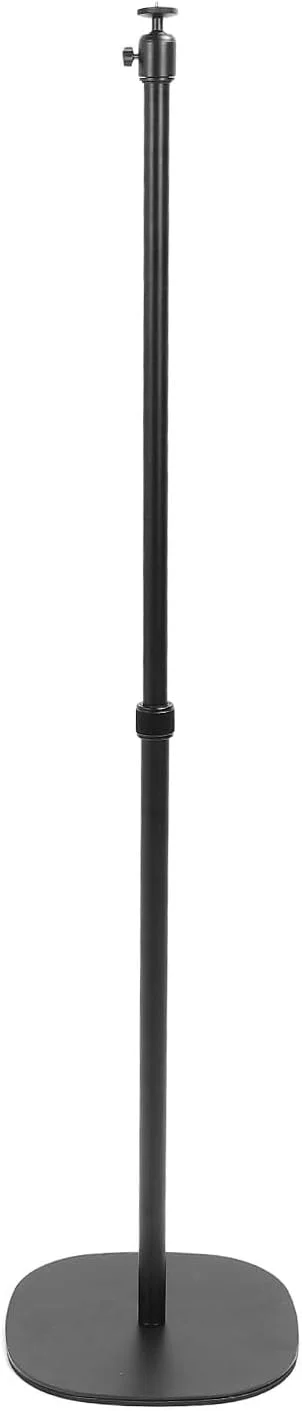 پایه پروژکتور یونیورسال، پایه پروژکتور زمینی، با قابلیت تنظیم ارتفاع و چرخش 360 درجه، سازگار با وب کم ها، دوربین ها و تلفن های دارای سوراخ پیچ