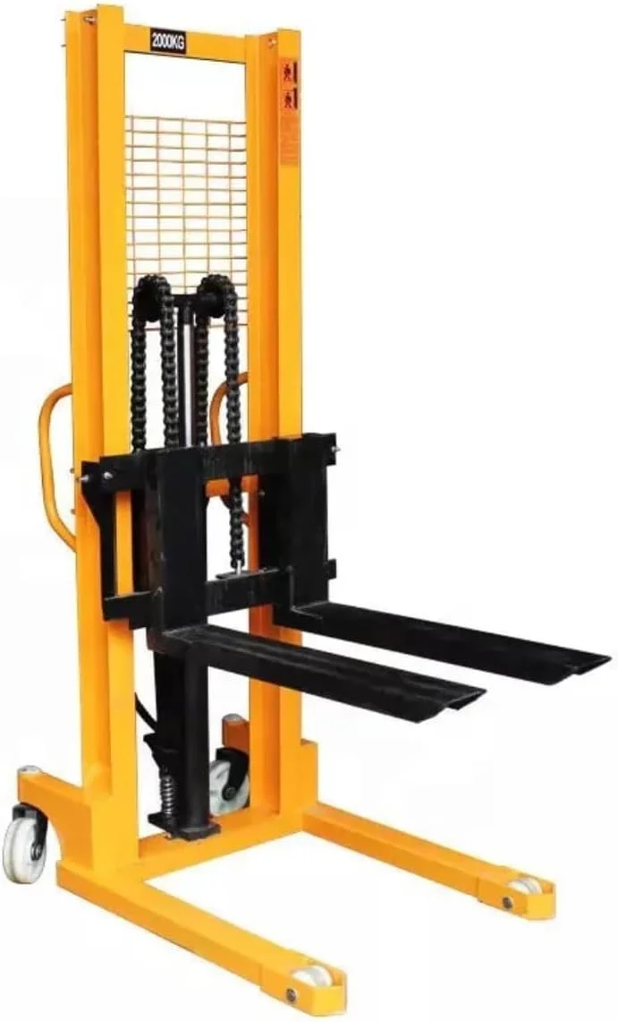 استکر دستی، استکر پالت هیدرولیک سنگین، نارنجی، فولادی، ظرفیت 100-2000 کیلوگرم، سرعت 6-12 متر بر دقیقه، سری PA