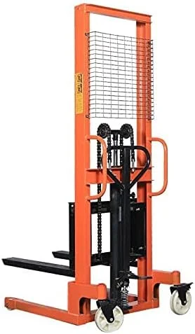 استاکر دستی سنگین آکسون، نارنجی - 2 تن؛ لیفتراک هیدرولیک دستی