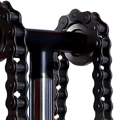 استاکر دستی سنگین آکسون، نارنجی - 2 تن؛ لیفتراک هیدرولیک دستی