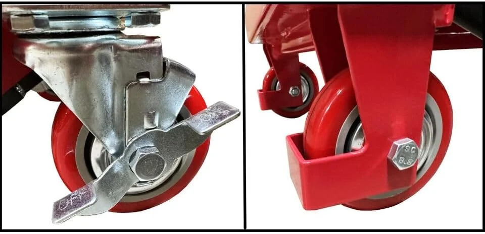 چرخ دستی بالابر هیدرولیک Pake Handling Tools، ظرفیت 226 کیلوگرم، سکوی 71x46 سانتی متر، ارتفاع بالابر 23 تا 72 سانتی متر، شامل پد لاستیکی ضد لغزش، میز بالابر قیچی دستی، وزن خالص 44 کیلوگرم