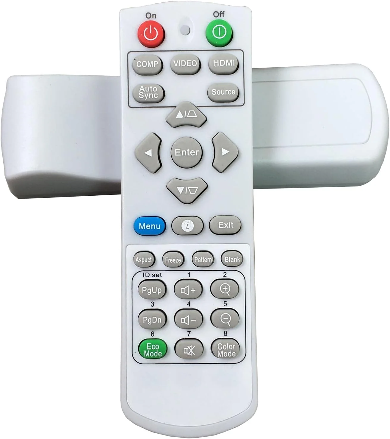 ریموت کنترل پروژکتور جایگزین uehba A-00010190 برای ViewSonic LS921WU، PG603W، PG603X، PG605X، PG701WU، PG703W، PG703X، PG705HD، PG705WU، PG706HD، PG706WU، PG707W، PG707X، PS600W، PS600X