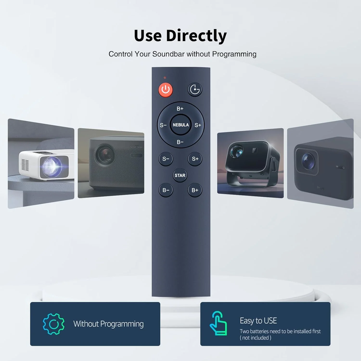 ریموت کنترل جایگزین TRUCKON برای MOLEKSDAL lawpen01، برای SZPACMATE ‎TYD-YHY-001، برای Tunpahcon MAX001، برای Lightmance LM2501AS، برای NinTaBro ‎YHY-01، برای MYSTILUCK ‎‎IGB-B55، برای WIEDALK K990