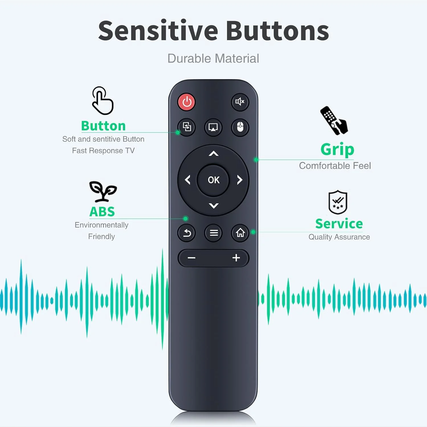 ریموت کنترل جایگزین جدید TRUCKON برای پروژکتورهای مینی هوشمند نسخه جهانی HY300 HY320 HY300Pro، برای Gaimoo GM200، LQWELL HY300، Magcubic 300b HY300 Pro، Xgody HY300Pro/Gimbal 3/Gimbal 5