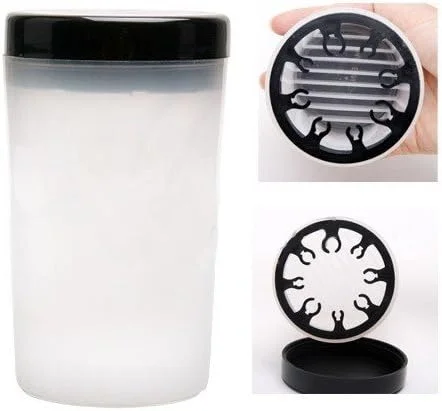 جا قلم مو شوی برس ناخن بیوتی کام با درب مشکی جا قلم مو شوی برس ناخن بیوتی کام با درب مشکی